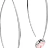 LUISIA® Durchzieher Ohrringe "Ciri" mit Kristallen von Swarovski® - Silber / Light Rose