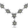 LUISIA® Edelweiß Collier Emilia mit Kristallen von Swarovski® - Peridot / Apfelgrün