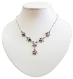 LUISIA® Edelweiß Collier Emilia mit Kristallen von Swarovski® - Crystal / Kristall
