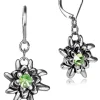 LUISIA® Edelweiß Ohrhänger "Emilia" mit Kristallen von Swarovski® | Peridot / Apfelgrün - Ohrringe