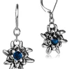 LUISIA® Edelweiß Ohrhänger "Emilia" mit Kristallen von Swarovski® | Safir / Royalblau - Ohrringe