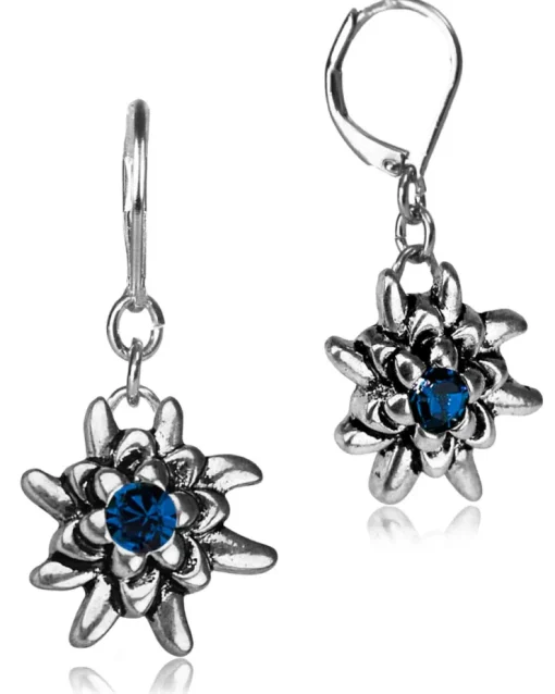 LUISIA® Edelweiß Ohrhänger "Emilia" mit Kristallen von Swarovski® | Safir / Royalblau - Ohrringe