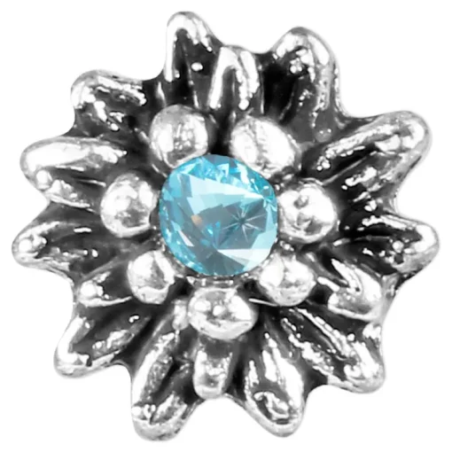 LUISIA® Edelweiß Ohrringe Marla mit Kristallen von Swarovski® - Aquablau