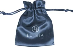 LUISIA® Einreihiger Armreif "Fjella" mit zwei Kristallen von Swarovski® - Silber / Laguna Delite