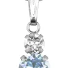 LUISIA® Halskette Emily mit Kristallen von Swarovski® - Hellblau