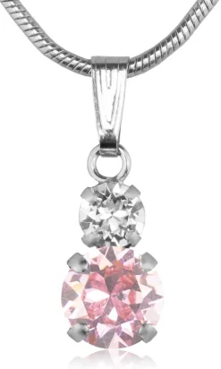 LUISIA® Halskette Emily mit Kristallen von Swarovski® - Rosé