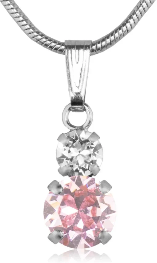 LUISIA® Halskette Emily mit Kristallen von Swarovski® - Rosé