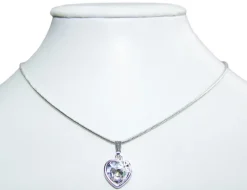 LUISIA Halskette Juna mit Herz Anhänger und Kristallen von Swarovski®