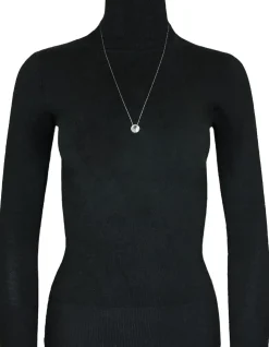 LUISIA® Halskette "Sinja" mit Kristallen von Swarovski® - 14 mm - Silber / Crystal
