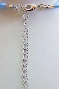 LUISIA® Halskette Valentina Reh mit Kristallen von Swarovski® - Hellblau