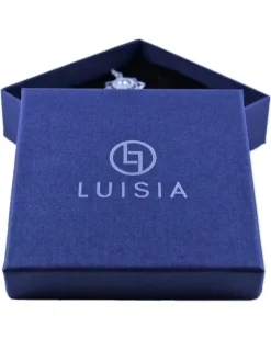 LUISIA® Kinder Perlenkette "Luna" mit Kristallen von Swarovski® | Weiß
