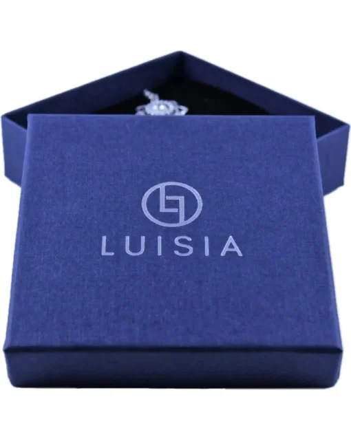 LUISIA® Kinder Perlenkette "Luna" mit Kristallen von Swarovski® | Weiß