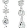 LUISIA® Ohrhänger "Sterne und Tropfen" mit Zirkonia 66986 - 925 Silber Ohrringe