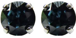 LUISIA® Ohrringe Emily mit Kristallen von Swarovski® 9 mm - Ozeanblau
