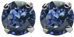 LUISIA® Ohrringe Emily mit Kristallen von Swarovski® 9 mm - Hellblau