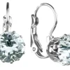 LUISIA® Ohrringe Grazia mit Kronen Anhänger und Kristall von Swarovski® - Kristall