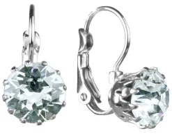 LUISIA® Ohrringe Grazia mit Kronen Anhänger und Kristall von Swarovski® - Kristall