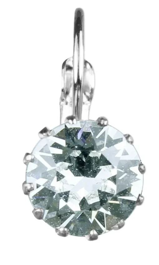 LUISIA® Ohrringe Grazia mit Kronen Anhänger und Kristall von Swarovski® - Kristall