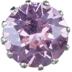 LUISIA® Ohrringe Grazia mit Kronen Anhänger und Kristall von Swarovski® - Flieder