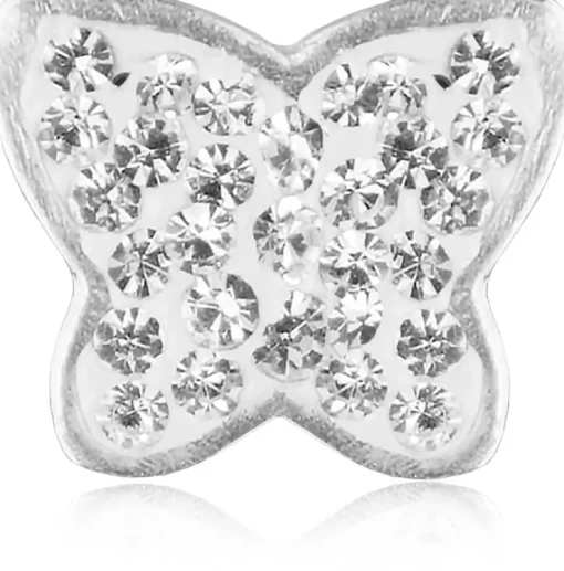 LUISIA® Ohrringe Schmetterling Kristallen von Swarovski® - 925 Sterling Silber - Kristall
