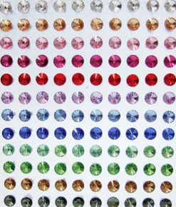 LUISIA® Ohrstecker mit Kristallen von Swarovski® - 6 mm Light Safir / Hellblau