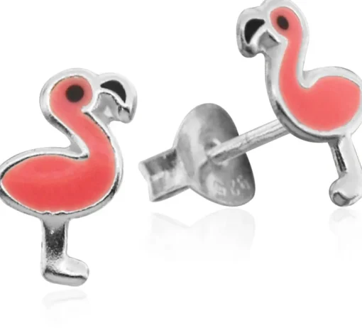 LUISIA® Ohrstecker "Flamingo" E-15550 - 925 Sterling Silber
