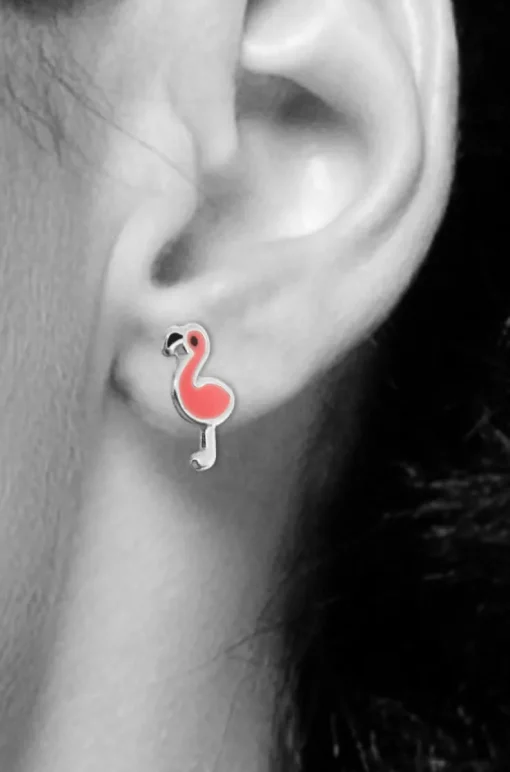 LUISIA® Ohrstecker "Flamingo" E-15550 - 925 Sterling Silber