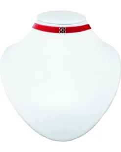 LUISIA® Samt Kropfband "Ramona" mit Kristall von Swarovski® | Rot