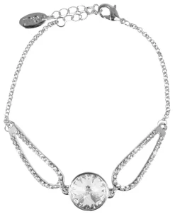 LUISIA® Silbernes Damen Armband mit Rivoli Kristall von Swarovski®