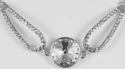 LUISIA® Silbernes Damen Armband mit Rivoli Kristall von Swarovski®