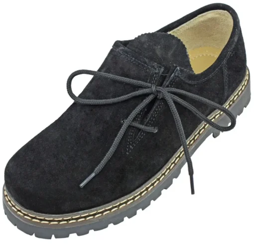MADDOX Herren Haferlschuhe "Altdorf" Veloursleder | Schwarz