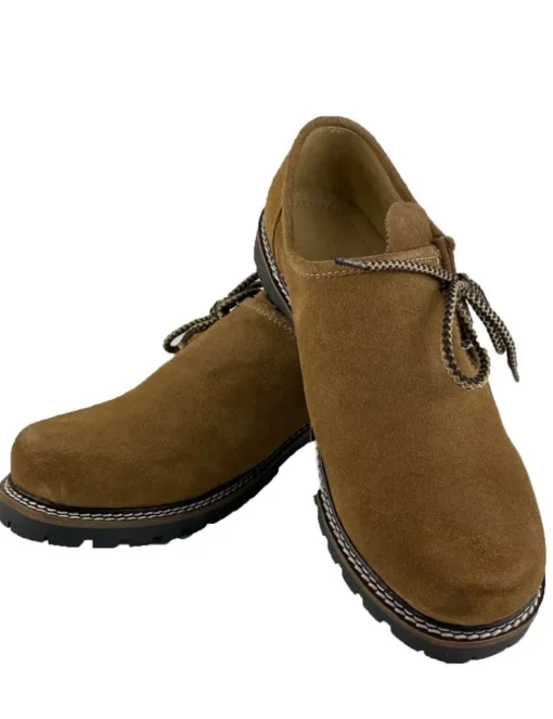 MADDOX Herren Haferlschuhe "Altdorf" Veloursleder | Nuss Hellbraun