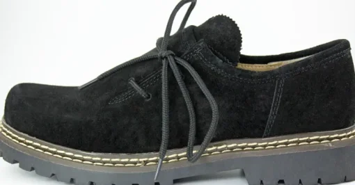 MADDOX Herren Haferlschuhe "Altdorf" Veloursleder | Schwarz