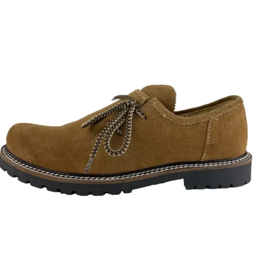 MADDOX Herren Haferlschuhe "Altdorf" Veloursleder | Nuss Hellbraun