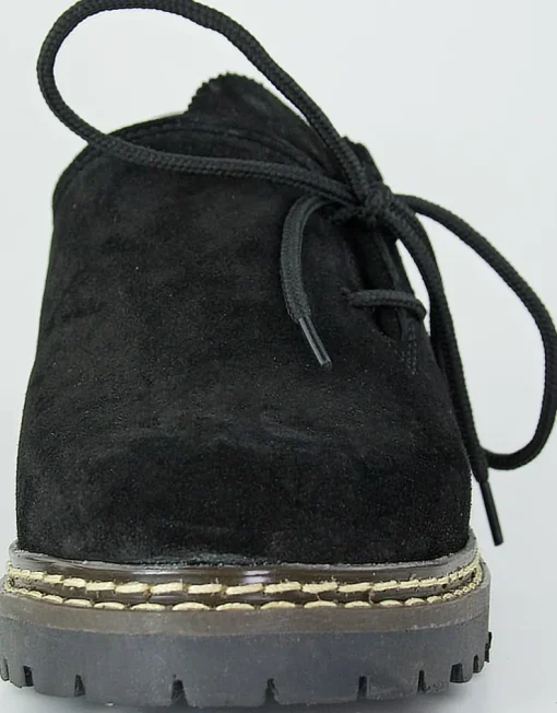 MADDOX Herren Haferlschuhe "Altdorf" Veloursleder | Schwarz