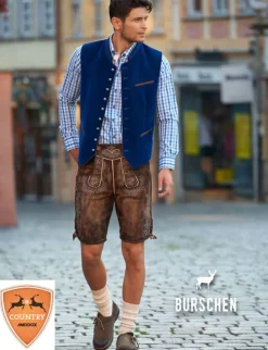 MADDOX Herren Haferlschuhe "Altdorf" Veloursleder | Nuss Hellbraun