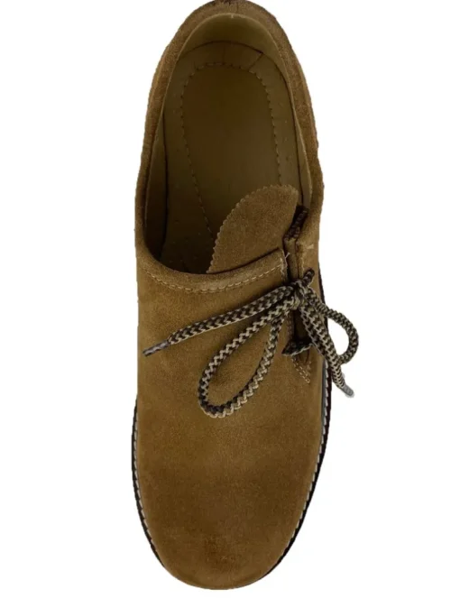 MADDOX Herren Haferlschuhe "Altdorf" Veloursleder | Nuss Hellbraun