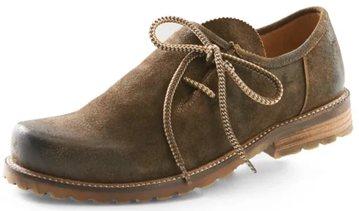 MADDOX Herren Leder Haferlschuhe "Maximilian" | Braun Urig Espresso
