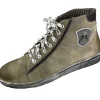 MADDOX Herren Trachten Leder Schuhe Hohe Sneaker "Marinus" | Stein