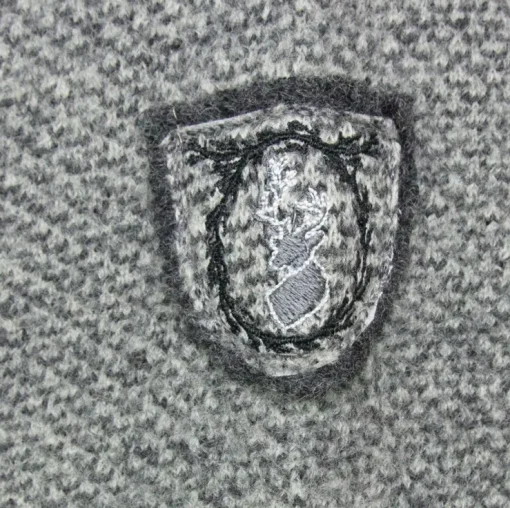 MADDOX Herren Trachten Strickjacke Wendel mit Kapuze - Anthrazit Grau