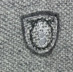 MADDOX Herren Trachten Strickjacke Wendel mit Kapuze - Anthrazit Grau