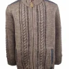 Maddox Jungen Strickjacke "Altwil" mit Zopfmuster | Braun