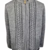 Maddox Jungen Strickjacke "Altwil" mit Zopfmuster | Grau