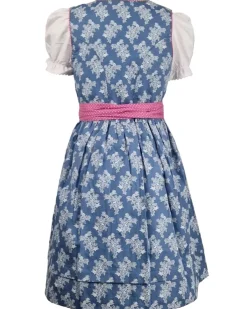 MADDOX Kinder Dirndl "Gabriella" 3-tlg. mit Bluse | Blau Beere