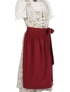 MADDOX Kinder Dirndl "Elli" 3-tlg. | Blümchen Hellblau Beere