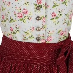 MADDOX Kinder Dirndl "Elli" 3-tlg. | Blümchen Hellblau Beere