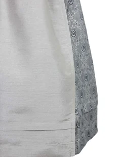 MADDOX Kinder Dirndl "Gabriella" 3-tlg. mit Bluse | Silber Glitzer