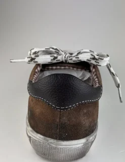 MADDOX Kinder Leder Schuhe Sneaker "Oskar" | Nappato Wood