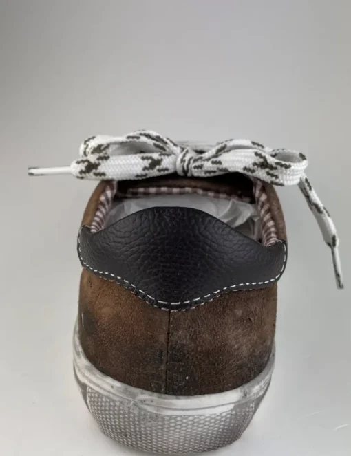 MADDOX Kinder Leder Schuhe Sneaker "Oskar" | Nappato Wood