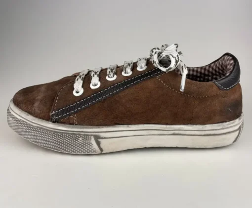 MADDOX Kinder Leder Schuhe Sneaker "Oskar" | Nappato Wood